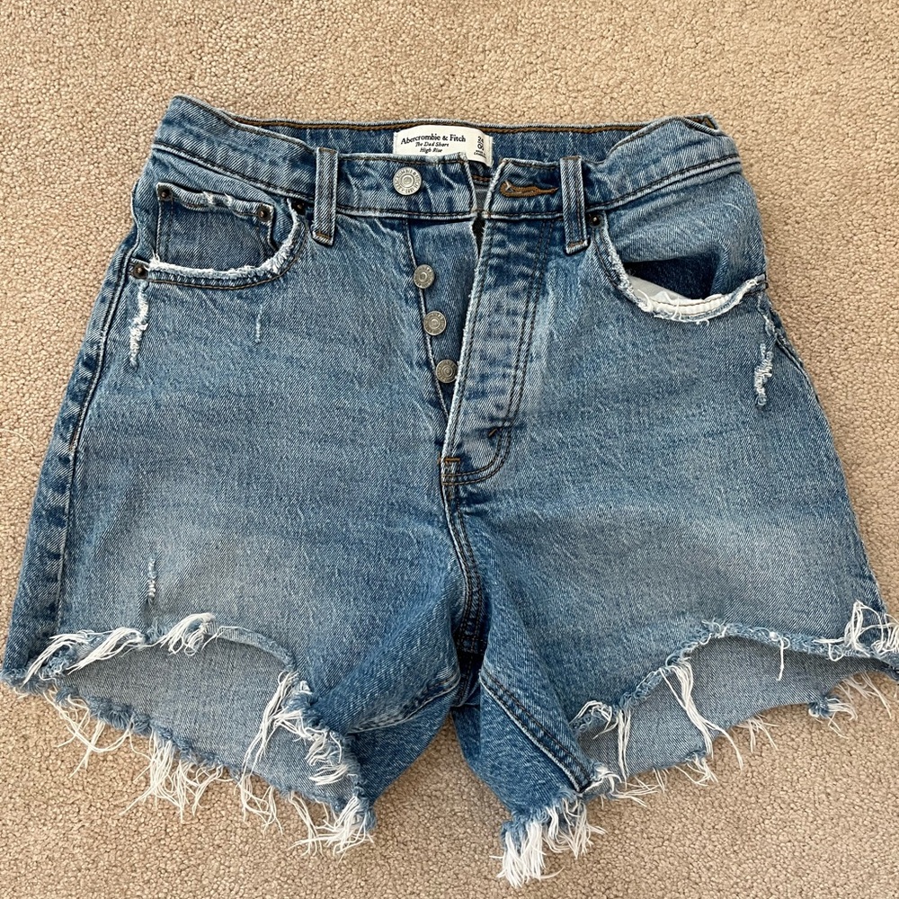 Abercrombie Curve Love Dad Shorts size 24